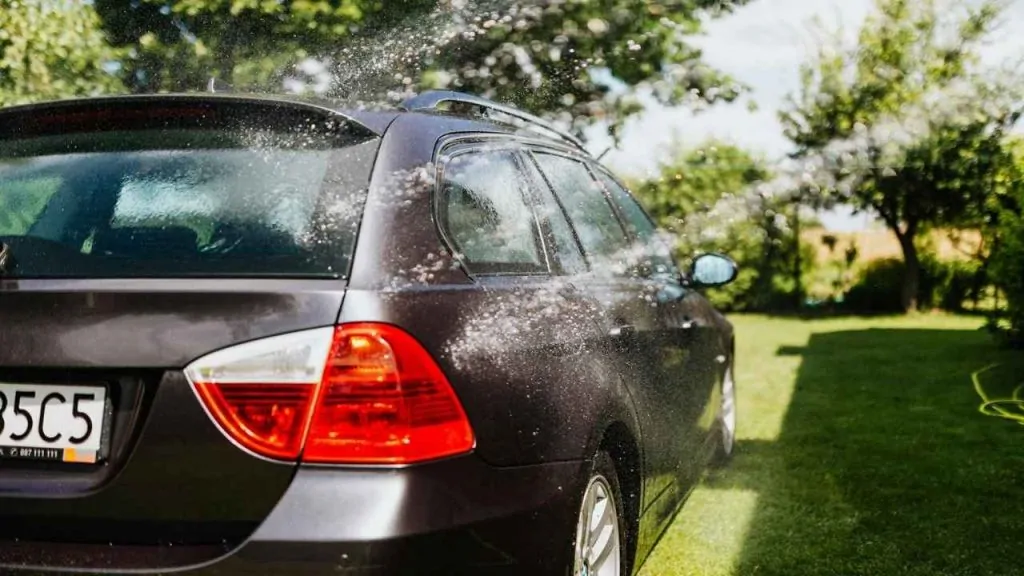 Never wash a car in direct sunlight